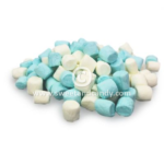 Mini Marshmallows Blauw-Wit - 1 kilo - Afbeelding 2